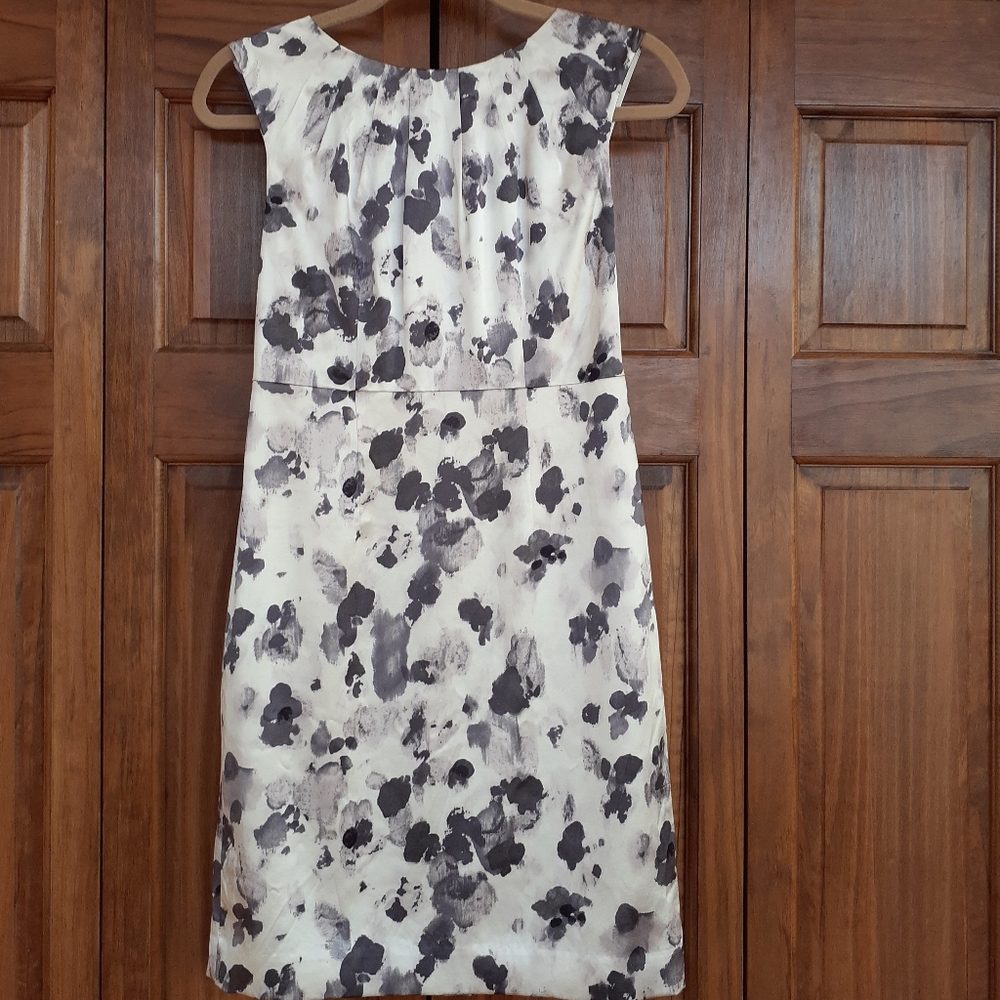 Ann Taylor Watercolor Sheath Dress